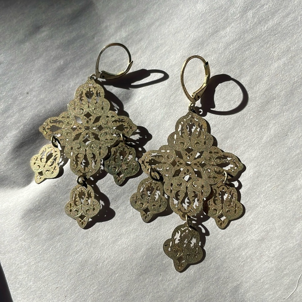“Gold” earrings